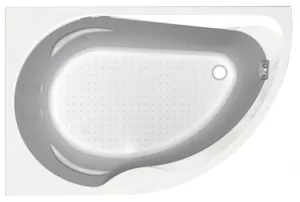 Ванна акриловая Акватек левая, 150х100 фронтальная панель, каркас, слив