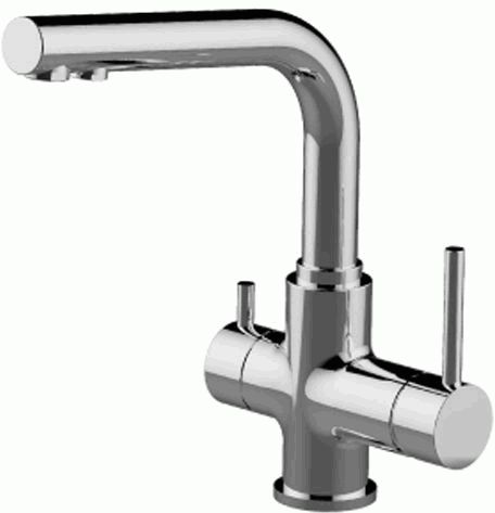 Смеситель для кухни Lemark LM3061C излив 240мм, с подключением к фильтру питьвой воды, хром