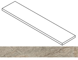 Forte dei Marmi Rock Tiffany White DX 33x120 матовая