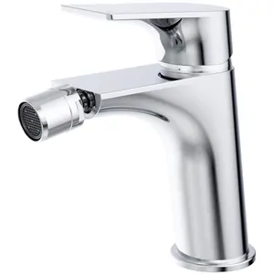 Смеситель для биде BelBagno -BD-CRM-W0 101 мм,однозахватный,без д/кл.,фиксир.излив,хром
