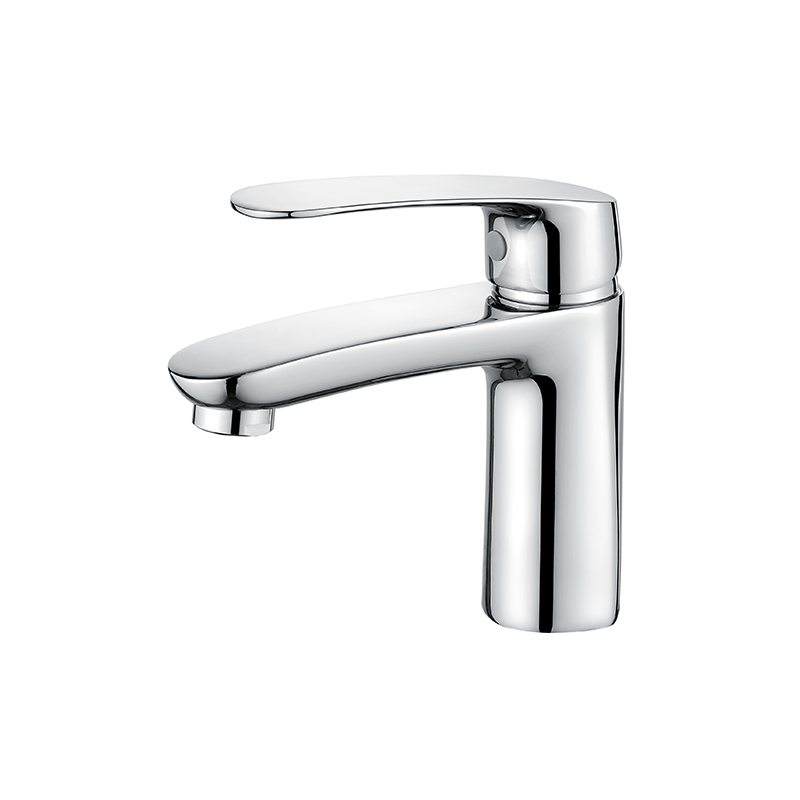 Смеситель Ledeme Н72 для раковины, фиксированный излив, однозахватный, хром L1072