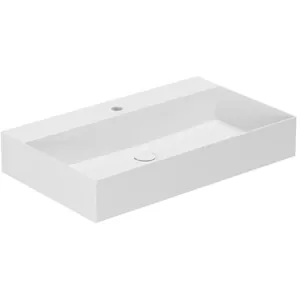 Умывальник Azzurra (750х450х125) подвесной, отв. под смеситель, белый ELLP075450QMBI