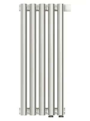 СУНЕРЖА Дизайн радиатор 500х225 (5 секц) нерж.сталь, EU50 левое/правое, 3/4", 00-0322-5005