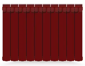 Радиатор биметаллический RIFAR 500 (577х800х100) 10 секций, 1910 Вт, коричнево-красный
