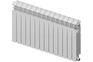 Радиатор биметаллический RIFAR 300 (365х1120х90) 14 секций, 1862 Вт, боковое подкл, белый