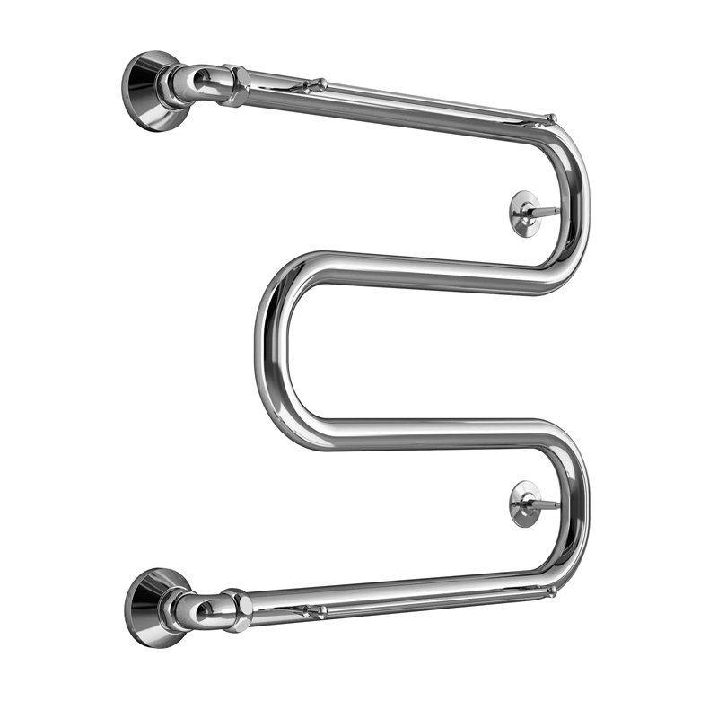 Полотенцесушитель водяной полотенцесушитель MELODIA Simple Shelf М-образный б/кронштейна 50x40 ммх1 с полкой белый матовыйRSS5040