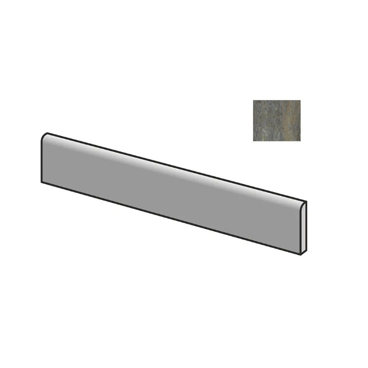 Sant Agostino Unionstone 2 CSABSRPN90 Battiscopa Serpentino 7,3x90 матовая