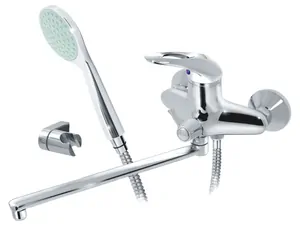 Смеситель для ванны VARION Armaturen 7024 95 3 однозахватный, поворотный излив 330мм