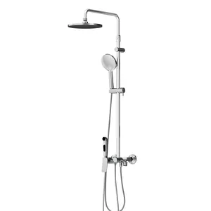 Душевая система DAMIXA Jupiter с полкой, верхний/ручной, гиг.душ, хром DX220910000/977770000