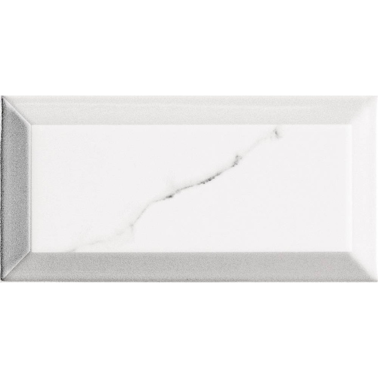 Vallelunga Minimarmi 6001183 Statuario Asola 7,5x15 глянцевая