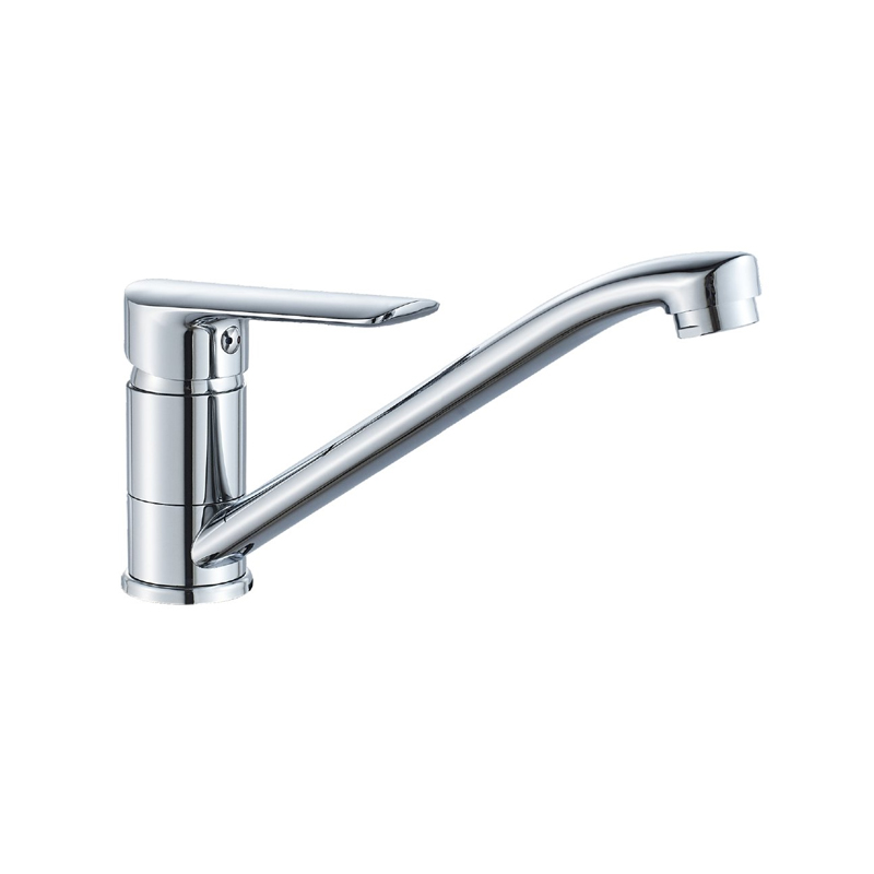 Смеситель для кухни ESKO LG 05 однозахватный, на 1 отверстие, низкий излив, хром