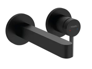 Смеситель Hansgrohe 76051670 для раковины, скрытого монтажа, излив 168, матовый черный