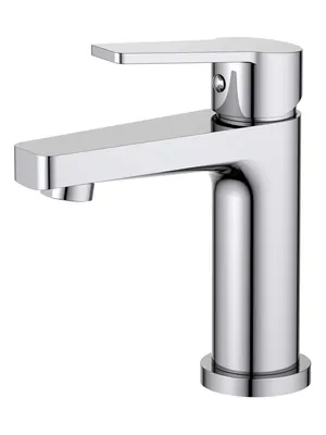 Смеситель для раковины Aquatek AQ1710CR однозахватный, низкий излив 106мм, цвет: хром