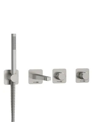 Смеситель для ванны/душа WasserKRAFT Tauber A6451.296.298.275.100.276 встраиваемый, никель