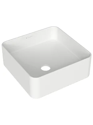 Раковина накладная Aqueduto 370х370х135, без перелива, белый ESP0310
