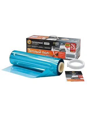 Теплый пол ТЕПЛОЛЮКС , 1м2, 150Вт/м2, 0,5м х 2м, 150Вт, без терморегулятора