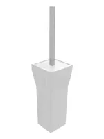 Ерш для унитаза Bertocci напольный, без настенного держателя, хром/белый 142 7722 0000