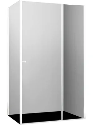 Душевой уголок WasserKRAFT 1100х900х2000 стекло прозрачное/профиль белый 44S15