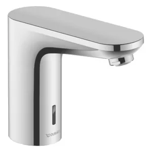 Смеситель для умывальника Duravit бесконтактный, питание от батарейки 6V, хром SE1090009010