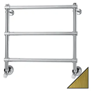 Полотенцесушитель водяной Margaroli Sole 440-3 (518,5х535) бронза, 4404703OBN