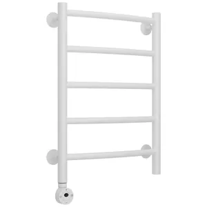 Полотенцесушитель электрический СТИЛЬЕ 600х400, белый матовый, ТЭН слева, 30513-6040