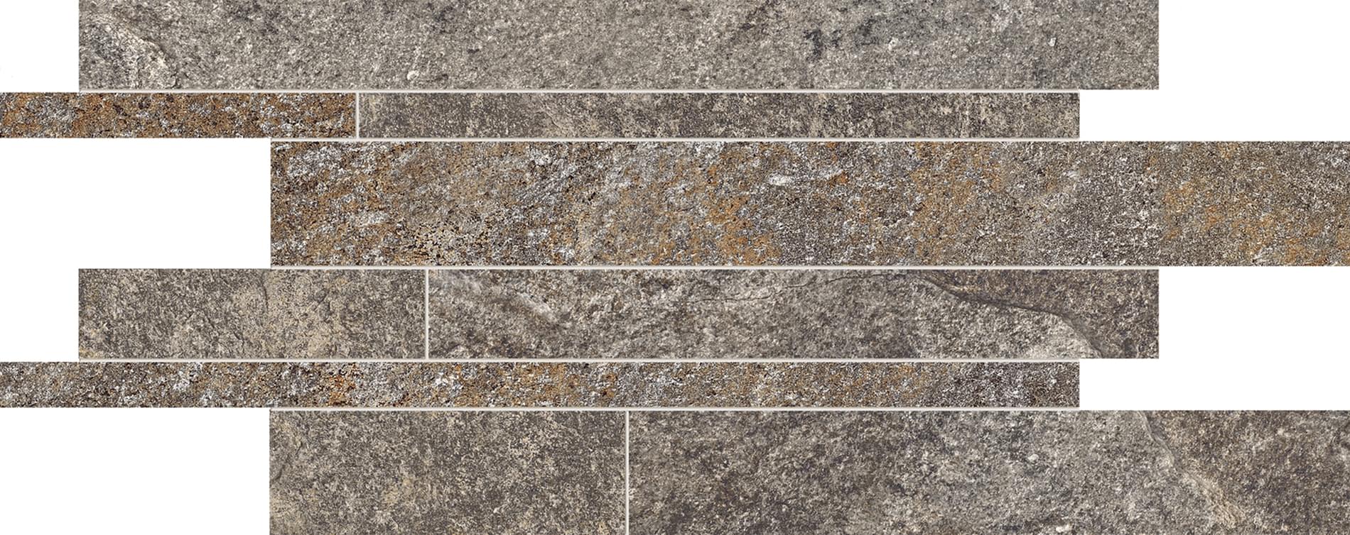 фон Oros Stone Listelli Sfalsati Anthracite 30x60