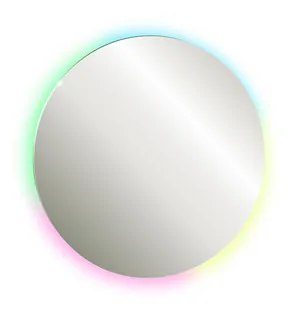 Зеркало Silver Mirrors RGB (550х550) подсветка,умный дом,голос. помощ. Алиса LED-00002605