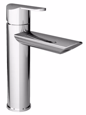 Смеситель CEZARES -LC-01-Cr для умывальника, однозахватный, с донным клапаном, высокий излив