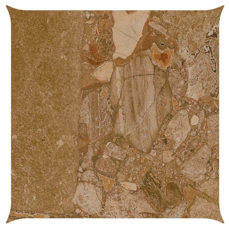 Arcana Ceramica Black&Cream ARC_8221 Checkers Starry Brown Wash 24,3x24,3 матовая