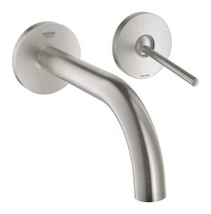 Смеситель Grohe 19287DC3 для умывальника на 2 отверстия, внешняя часть, суперсталь