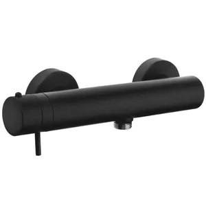 Смеситель для ванны/душа Bossini Oki термостат, настенный, черный матовый Z005131073