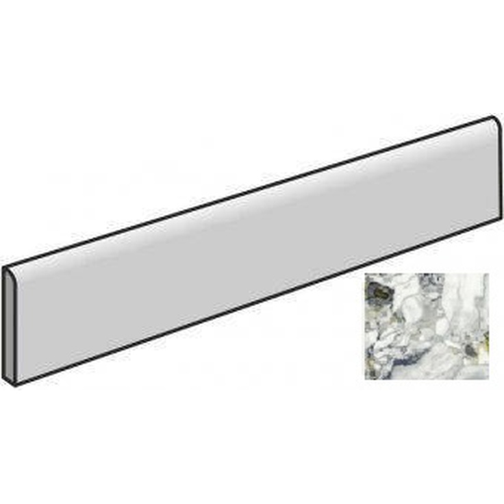 Atlas Concorde Russia Forte Dei Marmi Quark 610130007534 Ceppo Apuano Forest Battiscopa Lap 7,2x80 полуполированная