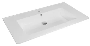 Раковина для тумбы Caprigo 85 (838х467) без бортика, стеклокерамика GC18R-34912