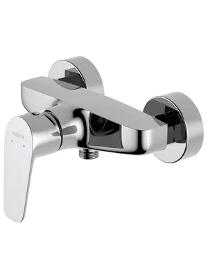 Смеситель для душа Aquatek AQ1160CR настенный, однозахватный, цвет: хром