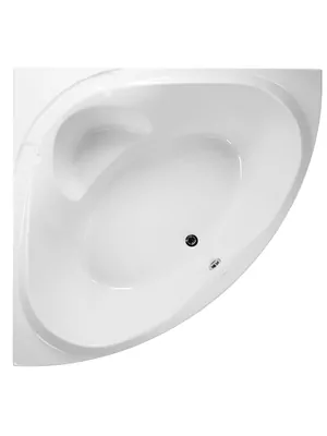 Ванна акриловая VAGNERPLAST 150 (1500х1500х450) угловая, белая VPBA150ATH3E-04