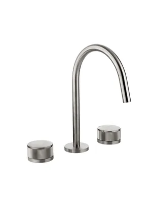 Смеситель GATTONI для раковины, ручки San Giulio, с донным клапаном, хром 100/23CO