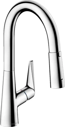 Смеситель Hansgrohe для кухни 160 вытяжной и поворотный излив, хром 73850000