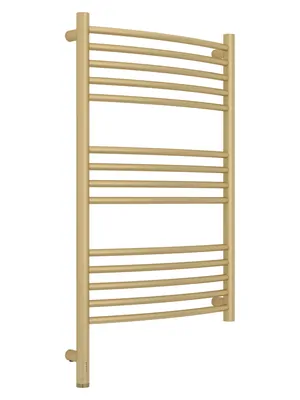 СУНЕРЖА выгнутая Полотенцесушитель 800х500 шампань матовая МЭМ левый 022-6002-8050