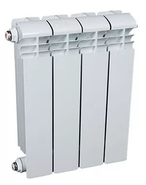 Радиатор алюминиевый Rifar VENTIL VR 350 нижнее подключение, 4 секции, 612 Вт