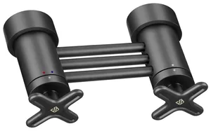 Смеситель Jacob Delafon для душа, термостатический, черный матовый E78344-BLV