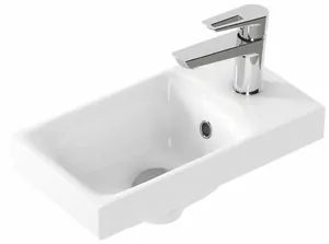 Раковина Aquanet 40 (Cersanit) 400х222 мм, оборачиваемая, керамика, белая 245869