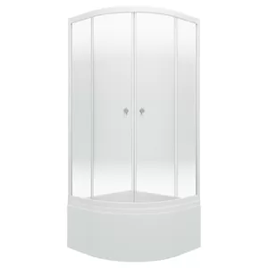 Душевой уголок Triton Б (90х90) высокий поддон, стекло 4 мм градиент/профиль белый DK213_1