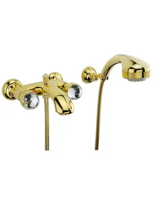 Смеситель для ванны/душа Migliore SWAROVSKI настенный, золото ML.-602F.DO