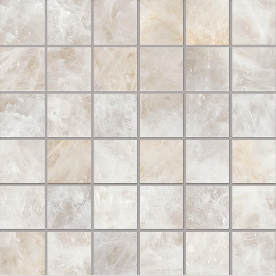 мозаика Tele Di Marmo Precious Mosaico 5x5 Crystal Ambra Silktech 30x30