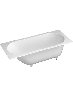 Ванна встраиваемая Salini 1600х700х625 искусственный камень, S-Sense, белый 102416G