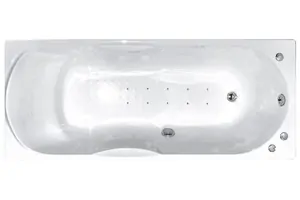 Ванна прямоугольная BACH 140х70х63 Система 5, аэромассаж, каркас