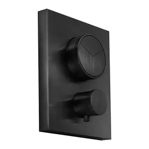 Смеситель для ванны/душа Almar термостат, встраиваемый на 3 потребителя, черный матовый E176683.MB