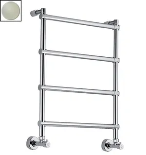 Полотенцесушитель водяной Margaroli Sole 442-4 (720х535) шлифованный никель, 4424704(26)BNN