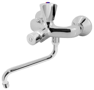 Смеситель для раковины порционно-нажимной VARION Armaturen настенный 9501 90 0