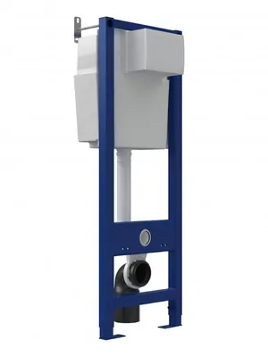 Инсталляция BERGES для скрытого монтажа унитаза ATOM без кнопки 040330